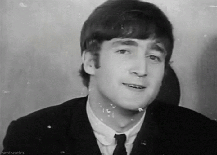John Lennon Nodding GIF