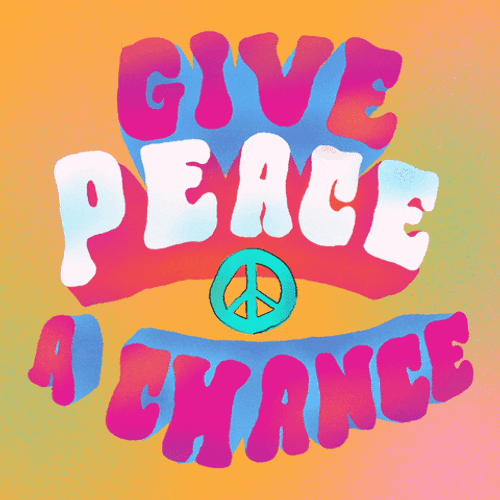 John Lennon Peace GIF