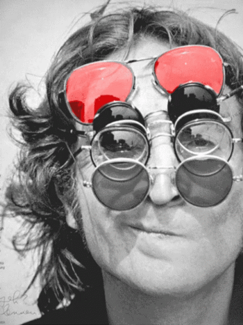 John Lennon Sunglasses GIF