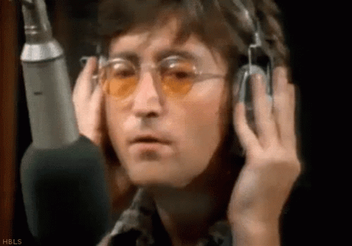John Lennon Tongue Out GIF