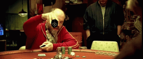 John Malkovich All In Poker Game GIF