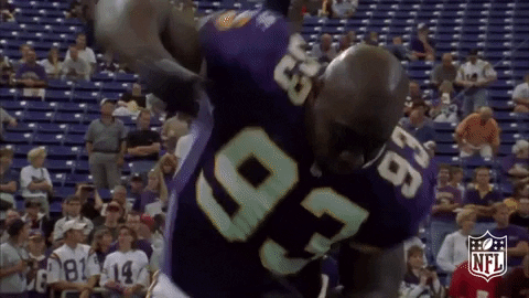 John Randle Unique Way Of Warming Up GIF