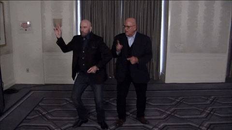 John Travolta Dean Richards Dancing To Stayin Alive GIF