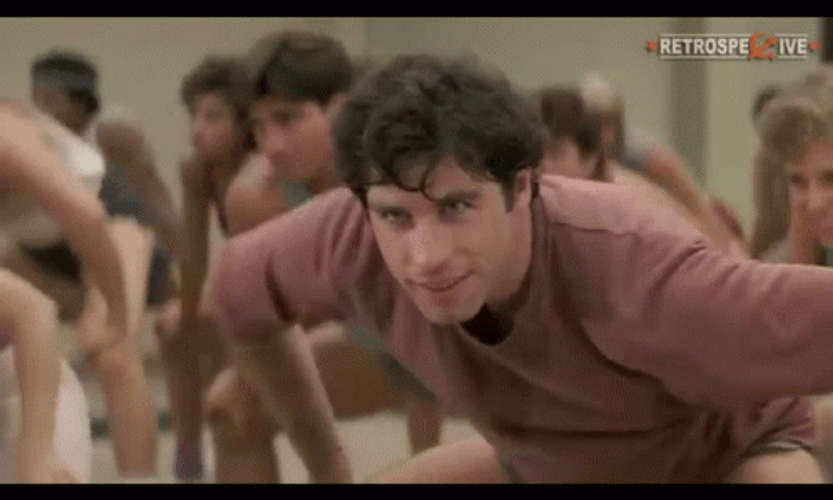 John Travolta Exercise GIF