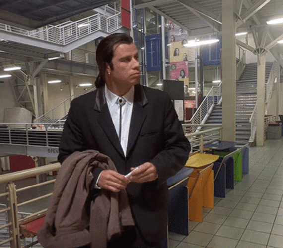 John Travolta Looking For Something GIF