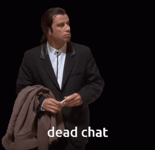 John Travolta Meme Dead Chat GIF