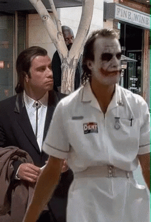 John Travolta Meme Joker GIF