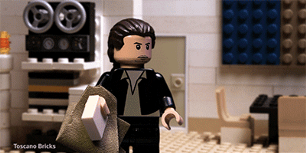 John Travolta Meme Lego GIF