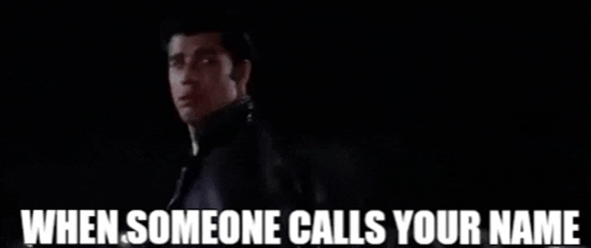 John Travolta Meme Name Call GIF