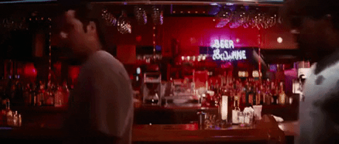 John Travolta Pulp Fiction At The Bar GIF