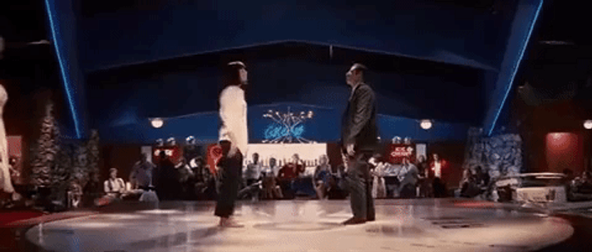 John Travolta Pulp Fiction Starting To Dance GIF