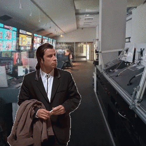 John Travolta Searching GIF