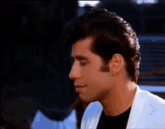 John Travolta Shocked Looks GIF