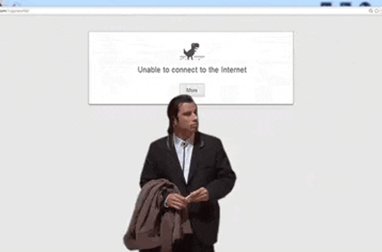 John Travolta Unable To Connect GIF