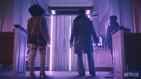 John Tyrone Boyega And Friends Waiting Elevator Open GIF