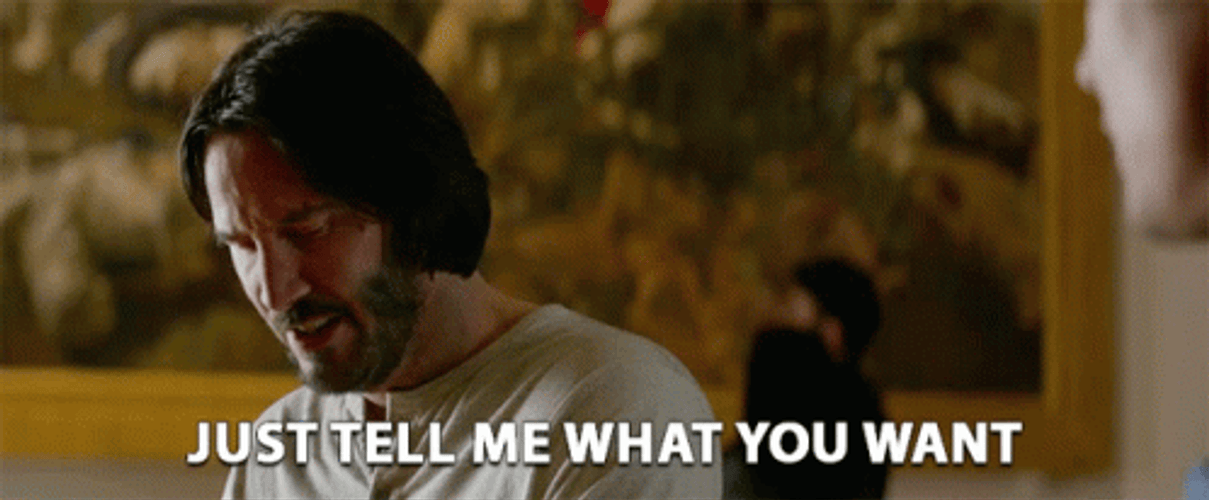 John Wick What Do You Want GIF
