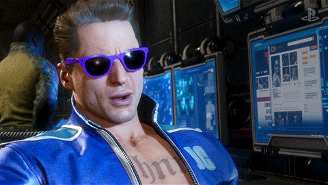Johnny Cage Wait For A Moment GIF