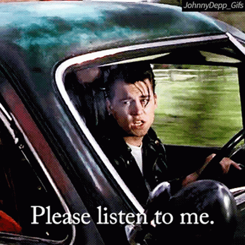 Johnny Depp Crybaby Please Listen To Me GIF