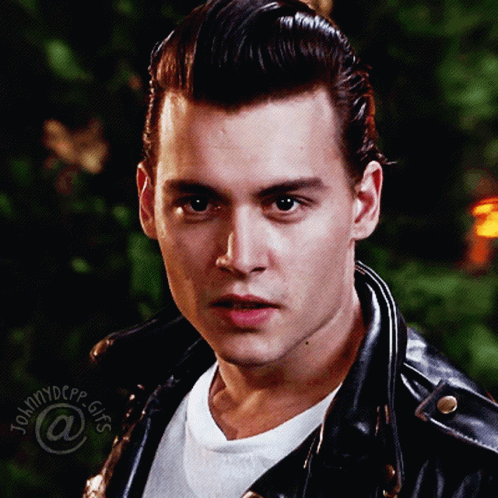 Johnny Depp Face With GIF