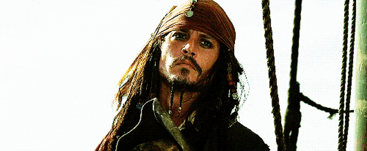 Johnny Depp Pirate Captain GIF