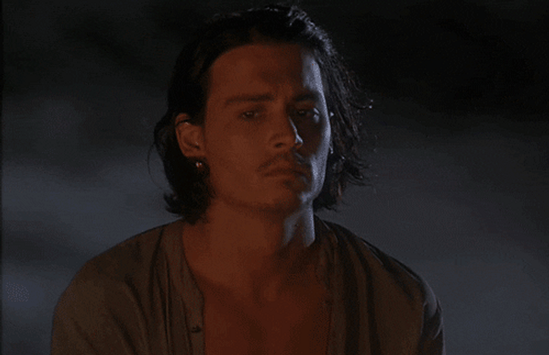 Johnny Depp Sad Expression GIF