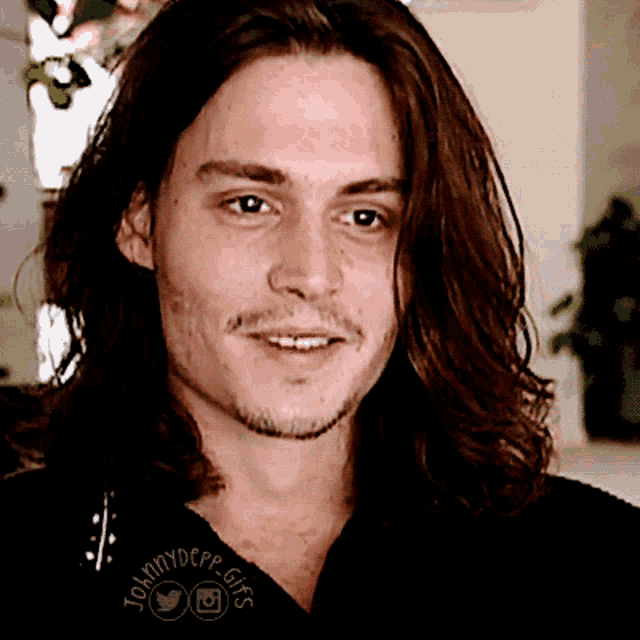 Johnny Depp Smile Gif GIF