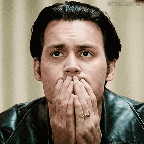 Johnny Depp Worried Reaction GIF