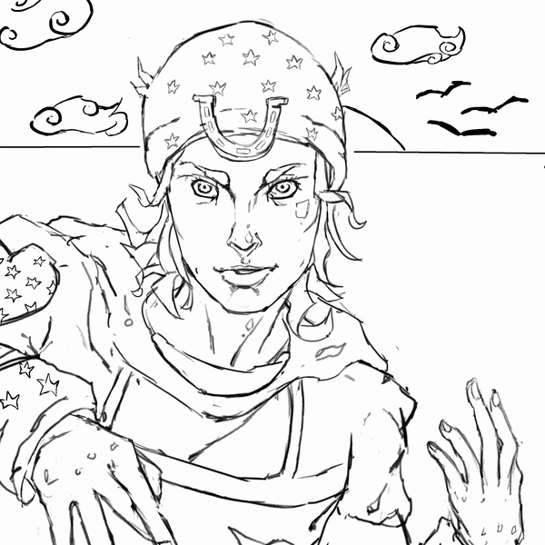 Johnny Joestar Drawing GIF