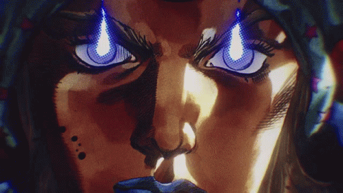 Johnny Joestar Flaming Eyes GIF