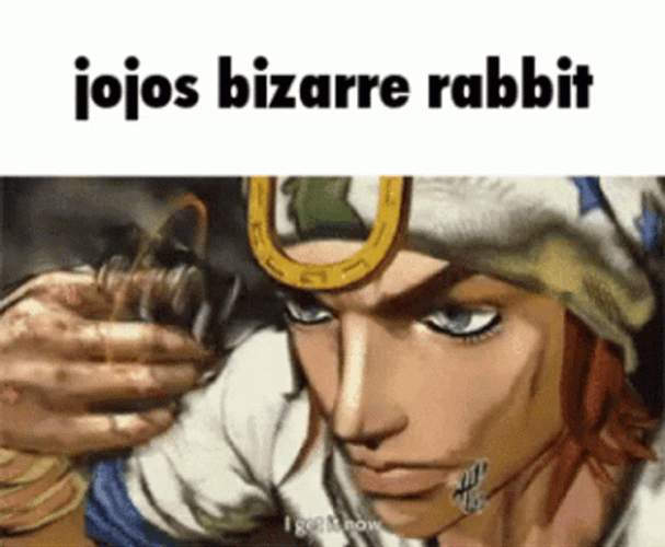 Johnny Joestar Jojo's Bizarre Rabbit GIF 