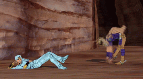 Johnny Joestar Lying GIF