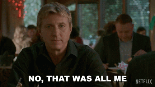 Johnny Lawrence Being Honest It Was Me GIF
