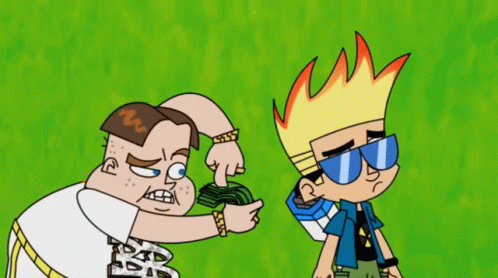 Johnny Test Bling Bling Boy He Got Money GIF