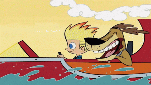 Johnny Test Motorboat GIF