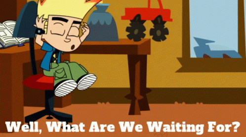 Johnny Test We're Waiting GIF