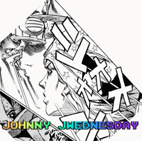 Johnny Wednesday Black And White Drawing GIF