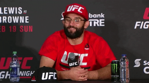 Johny Hendricks Reacts And Responds Not Again GIF