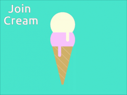 Join Cream Cute Illustration GIF