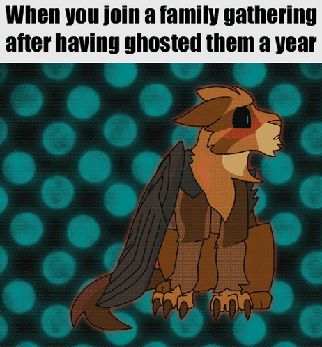 Join Family Gathering After Having Ghosted GIF