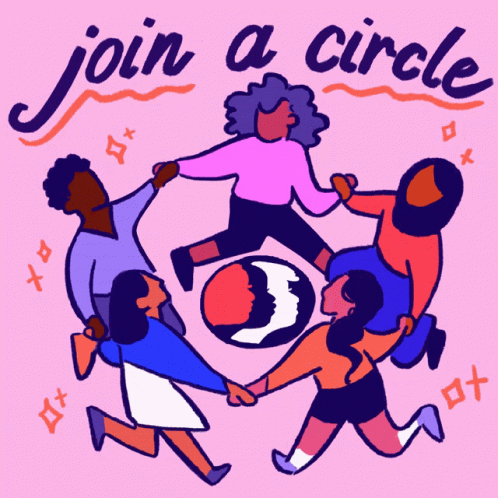 Join The Circle Of Woman GIF