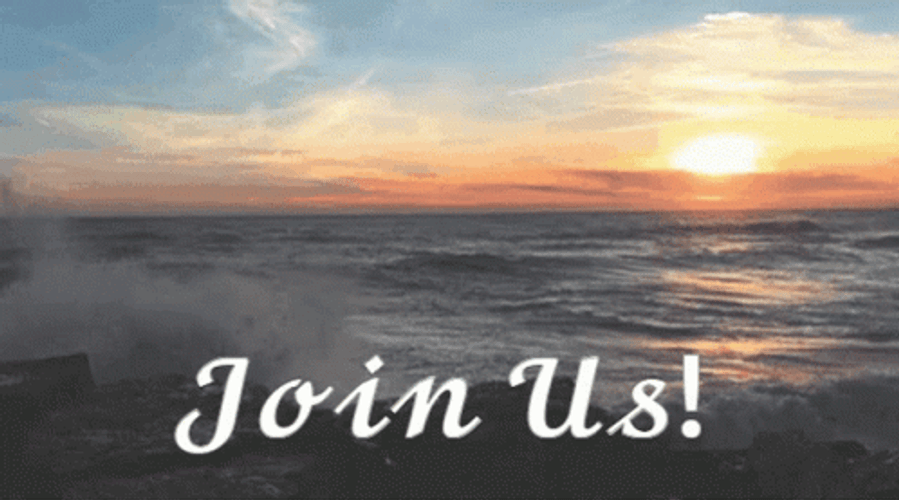 Join Us Amazing Ocean Sunrise View GIF