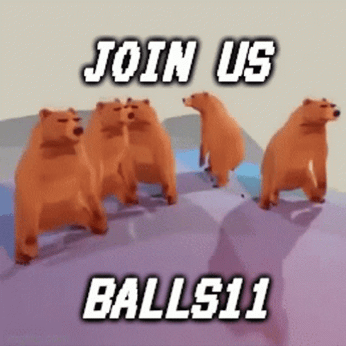 Join Us Dancing Brown Bears GIF