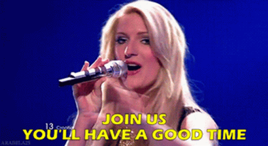 Join Us Daria Kinzer Singing Stage Performance GIF