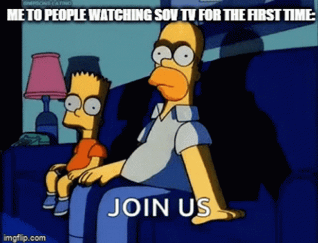 Join Us Homer And Bart Simpson GIF