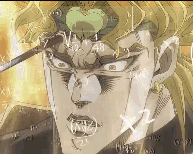 Jojo Dio Brando Confused Meme GIF