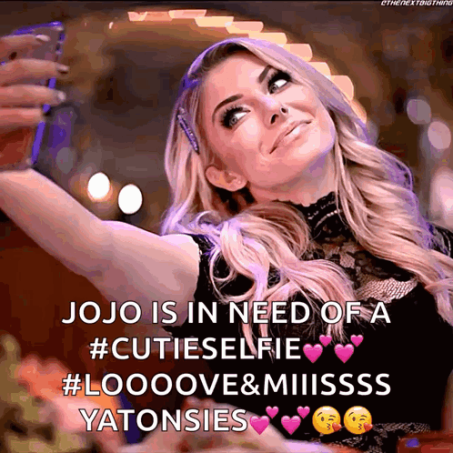 Jojo Is In Need Of A #Cutieselfie #Loooove & Miiiisss Yatonsies GIF