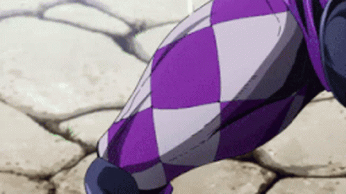Jojo's Bizarre Adventure Cute Purple GIF