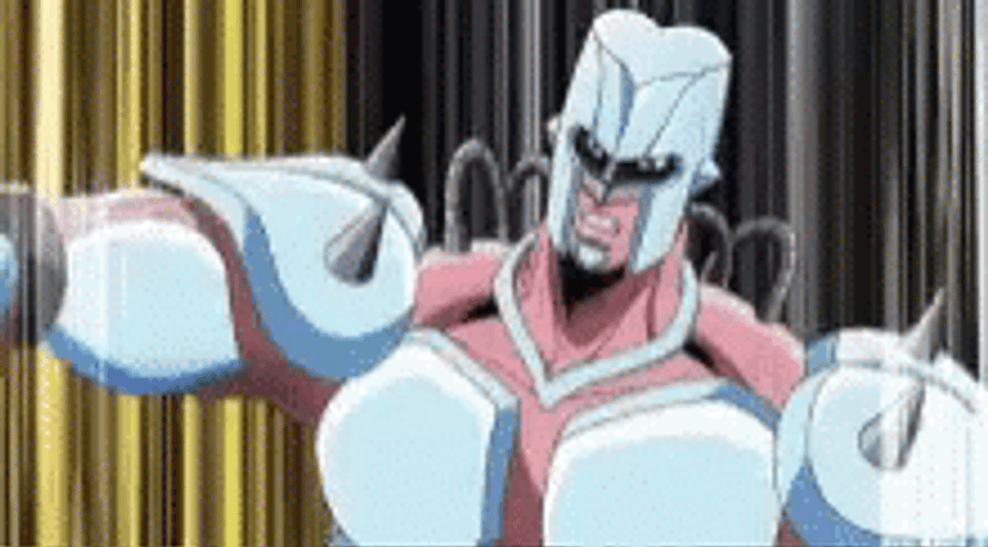 JoJo's Bizarre Adventure Hit The Nut Button GIF