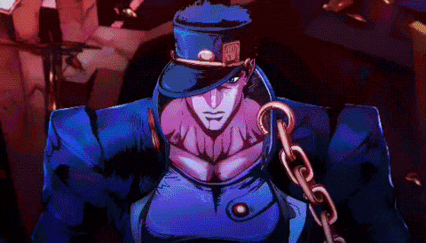 Jojo's Bizarre Adventure Jotaro Unleashes Star Platinum GIF