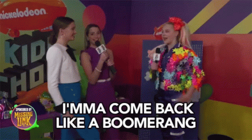 Jojo Siwa Imma Come Back Like A Boomerang GIF